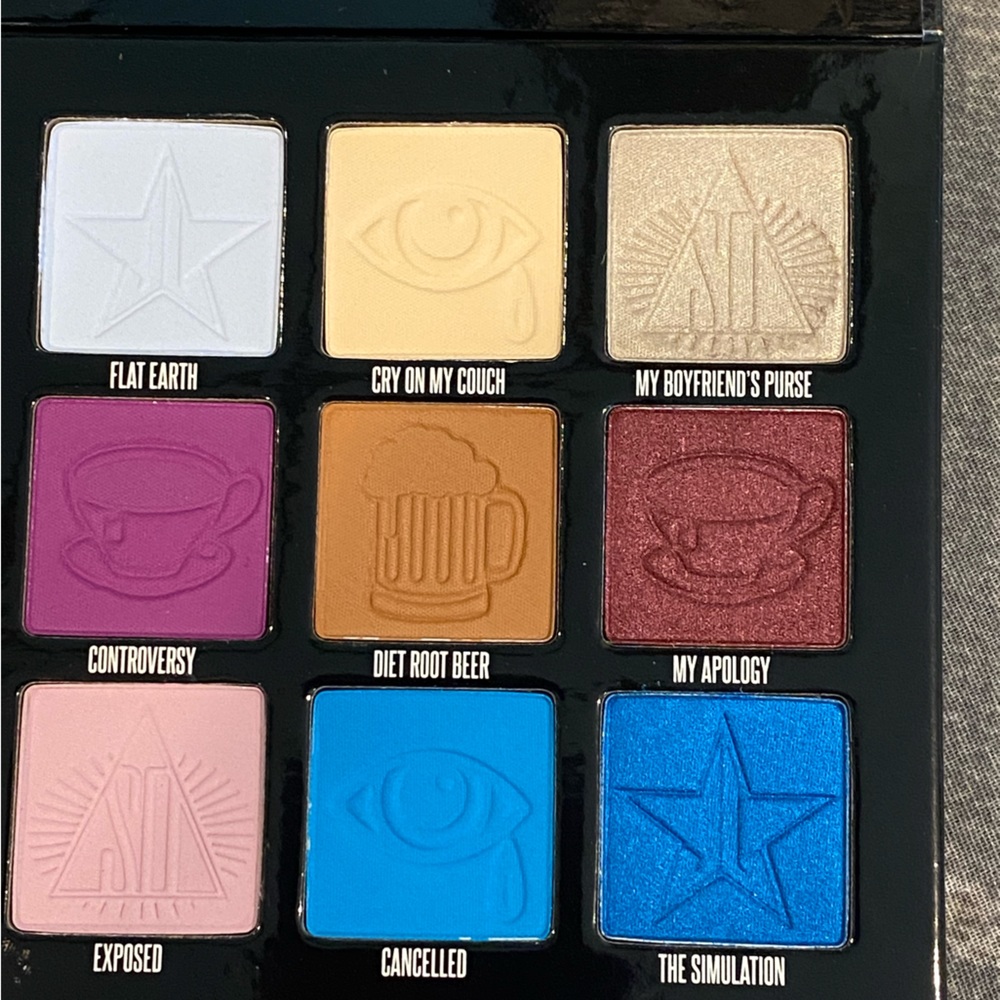 Shane Dawson mini controversy eyeshadow palette